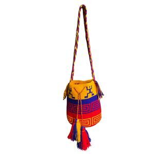 WAYUU Mochila Handmade Shoulder Bucket Bag Authentic